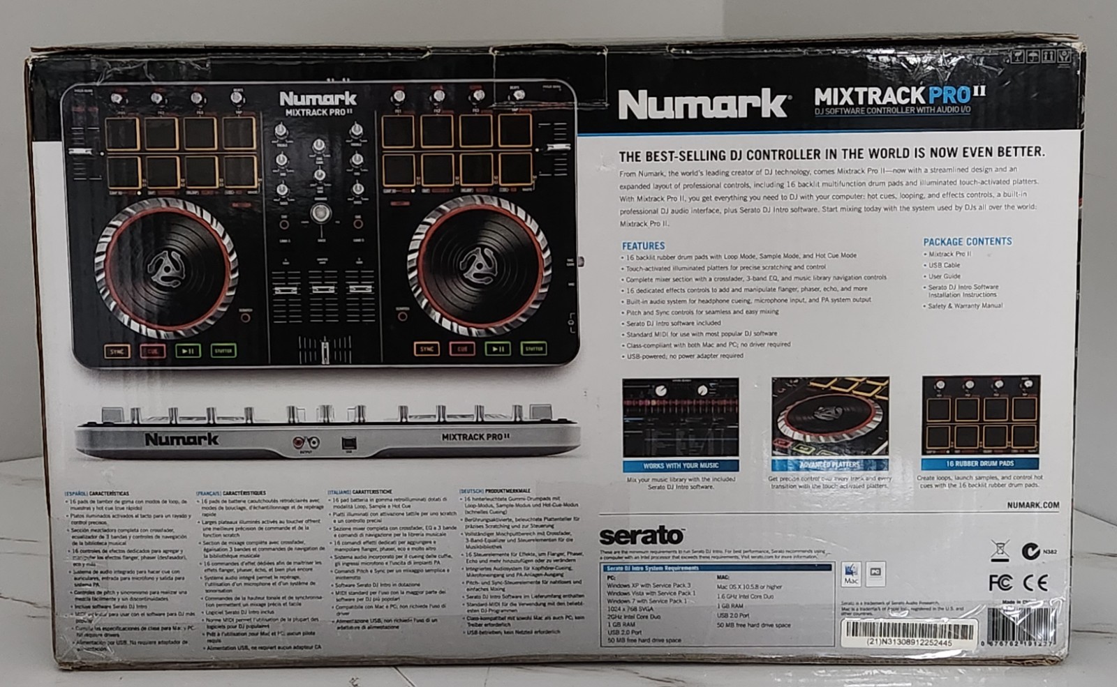 Numark Mixtrack Pro II DJ software Lagacy controller + Box Excellent Condition
