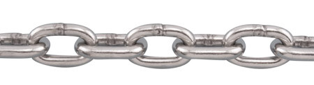 STAINLESS CHAIN ECONOMY IMPORT, INDUSTRIAL CHAIN, 304 3/8" (S660-10)