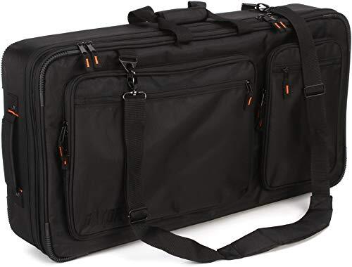 Gator Club Series DJ Backpack with Adjustable Interior and Bright Orange Lining