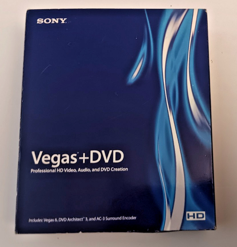 Sony Vegas + DVD Edition PROFESSIONAL HD VIDEO AUDIO & DVD VERY RARE!!
