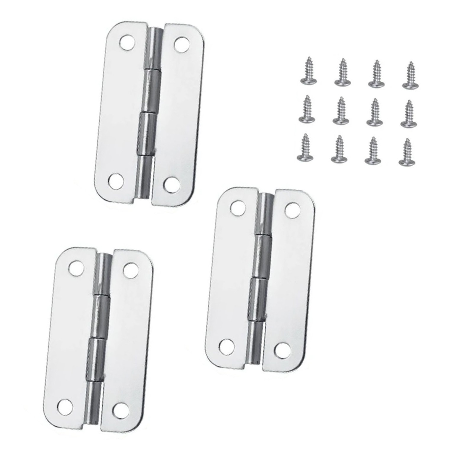 For Igloo Ice Chest Replacement Hinges 3PCS Stainless Steel Hardware Screws Kit