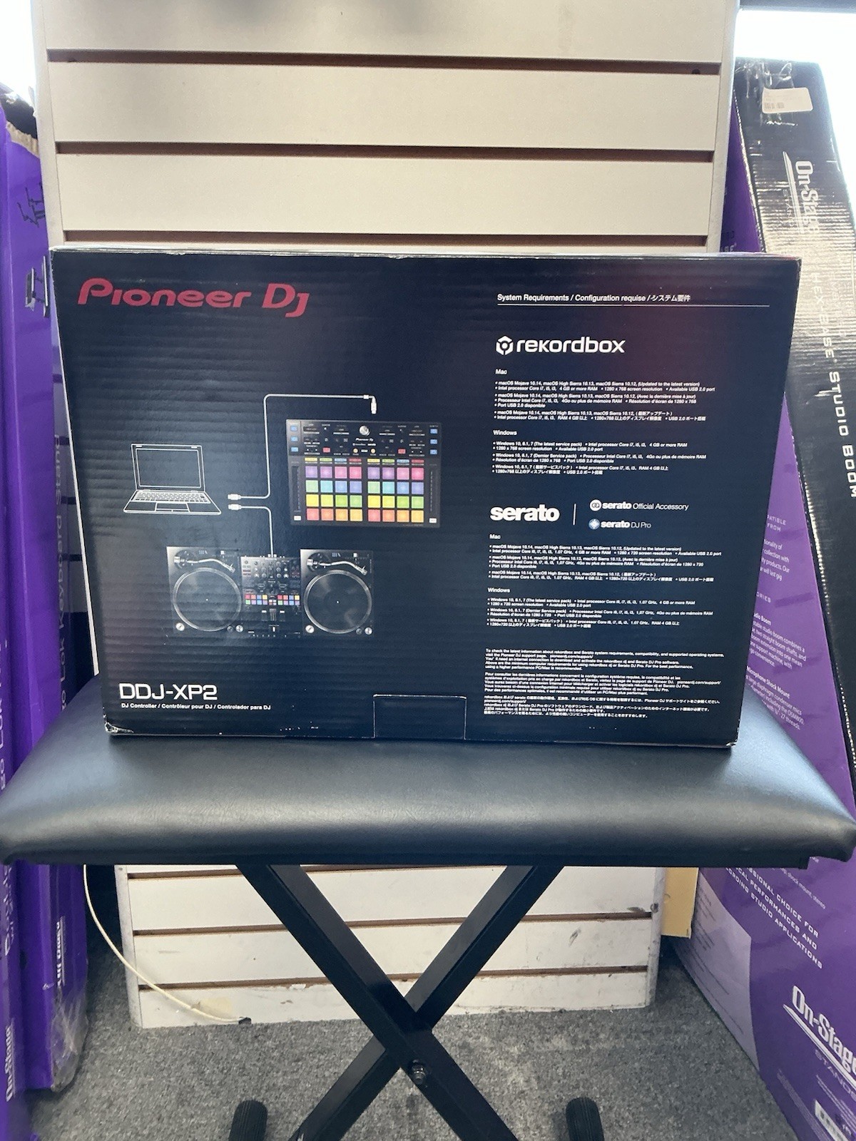Pioneer DJ DDJ-XP2 rekordbox & Serato DJ DVS Performance Pad Surface Controller