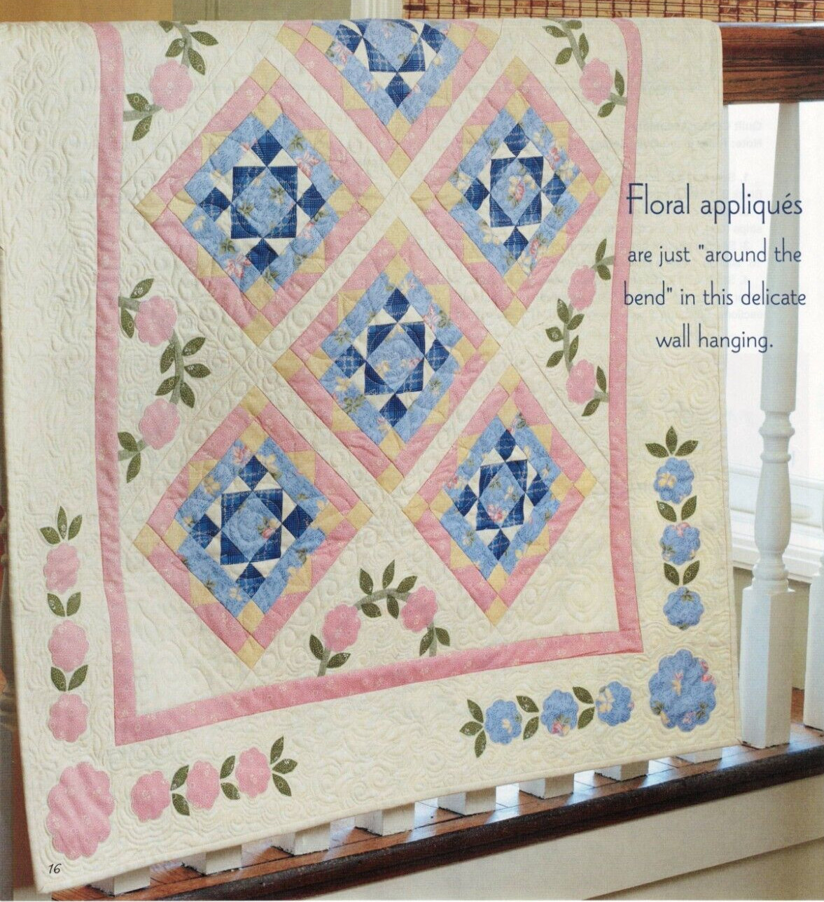 Around The Bend Quilt Pattern Pieced/Applique WS