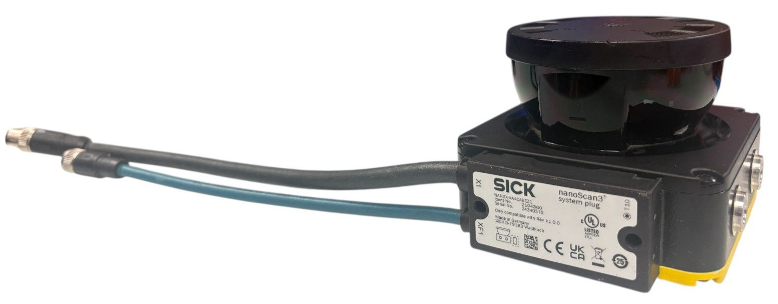 SICK NanoScan3 Pro NANS3-CAAZ30AA1 Laser Scanner w/ System plug Harness