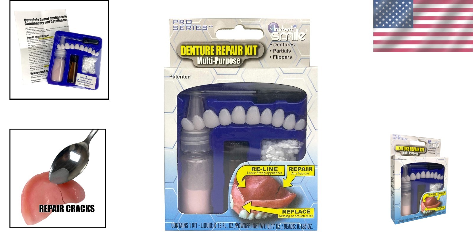 Comprehensive Multi-Purpose Denture Repair Kit - Easy Fix for Broken Teeth