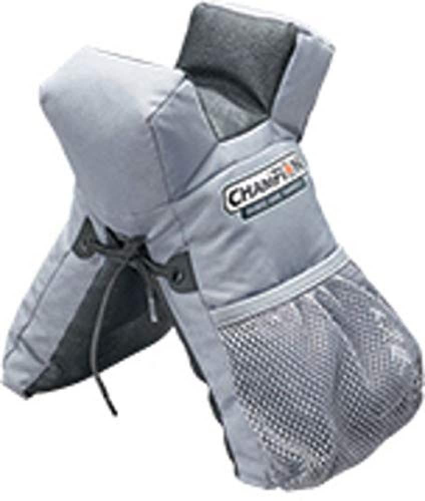 Champion Range And Target Rail Rider Shooting Bag Grey Front Bag One Size 40895