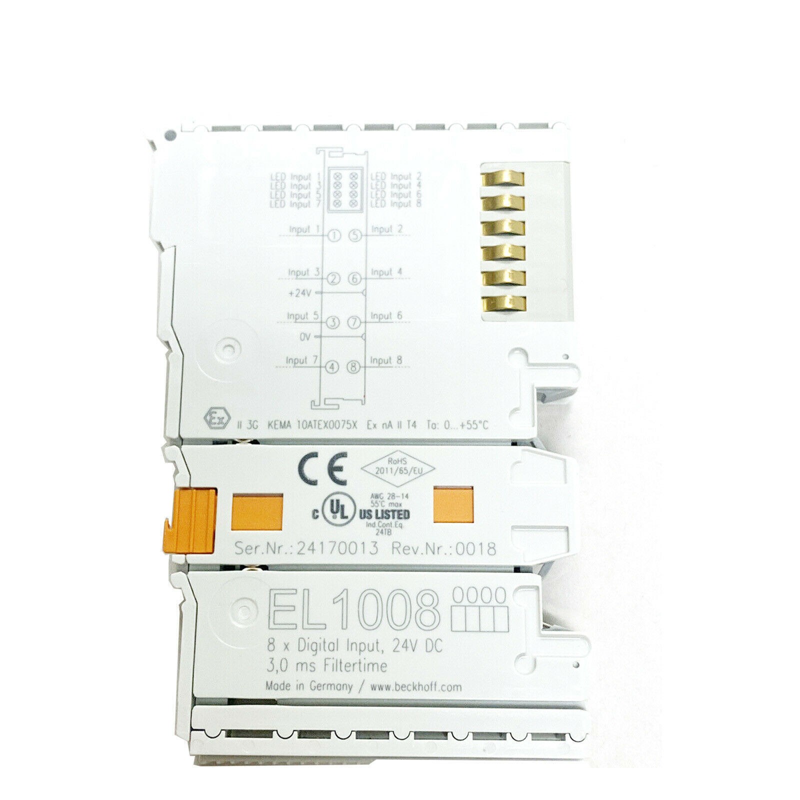 EL1008-0000 Beckhoff PLC Module Fast Ship US EL10080000