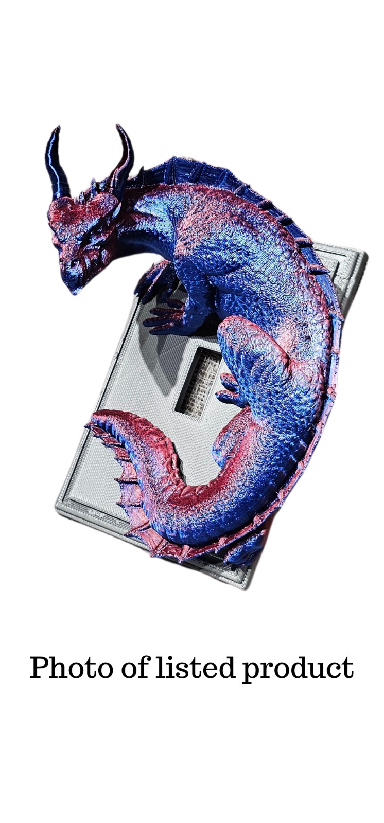 Dragon Warden Light Switch Cover; Multi-Color | 3D print | Hom3Decor Light Cover
