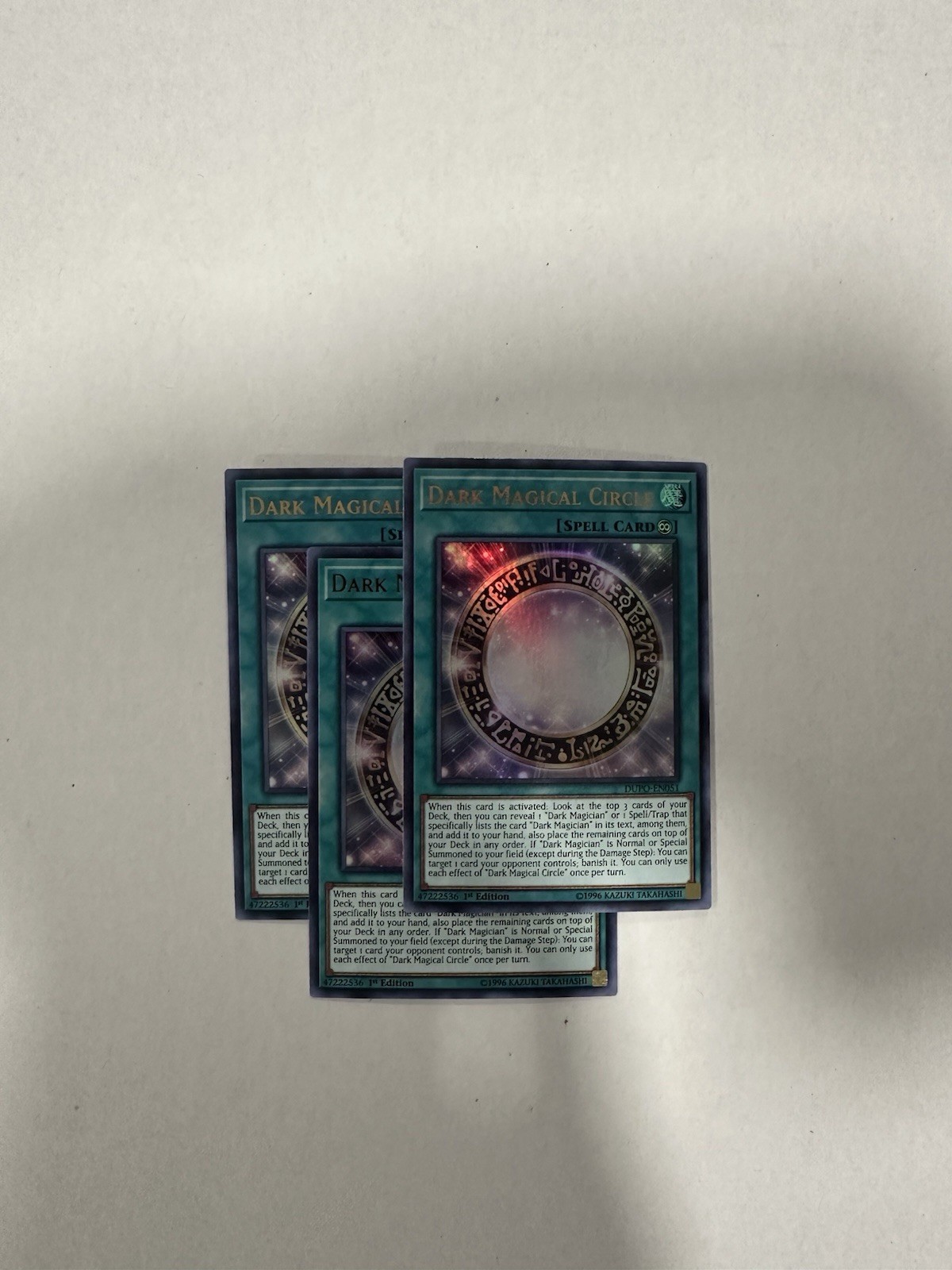 *** 3X DARK MAGICAL CIRCLE *** ULTRA RARE 1ST EDITION MINT DUPO-EN051 YUGIOH!