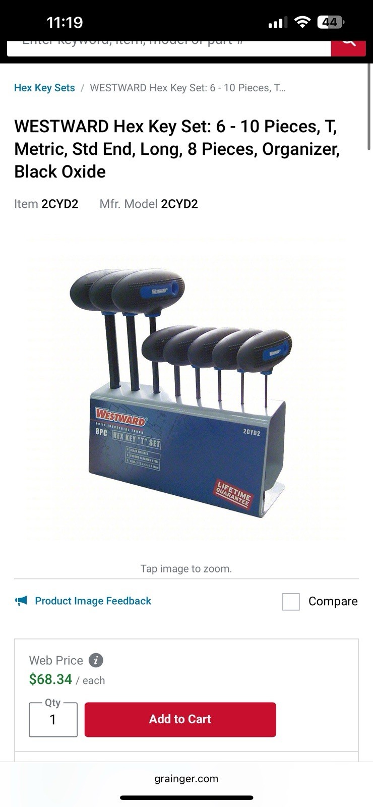 Westward T Handles