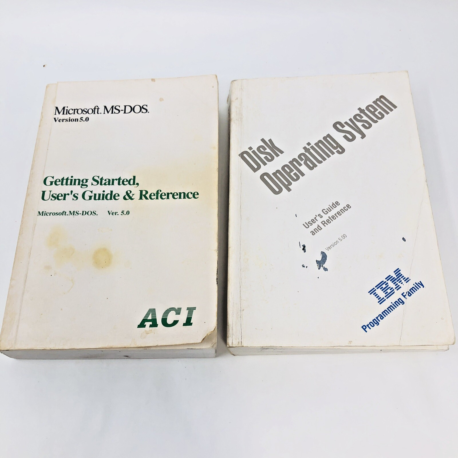 Vintage IBM Microsoft MS-DOS 5.0  Operating System Programmer's Reference Guide