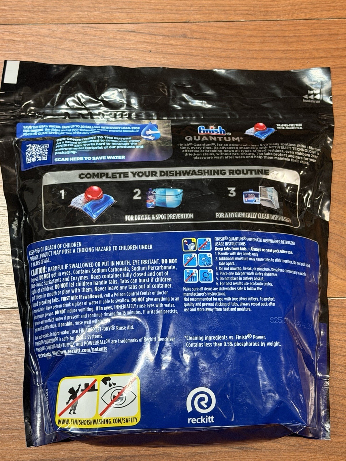 Finish - Quantum - 50ct - Dishwasher Detergent - Powerball - Ultimate Clean
