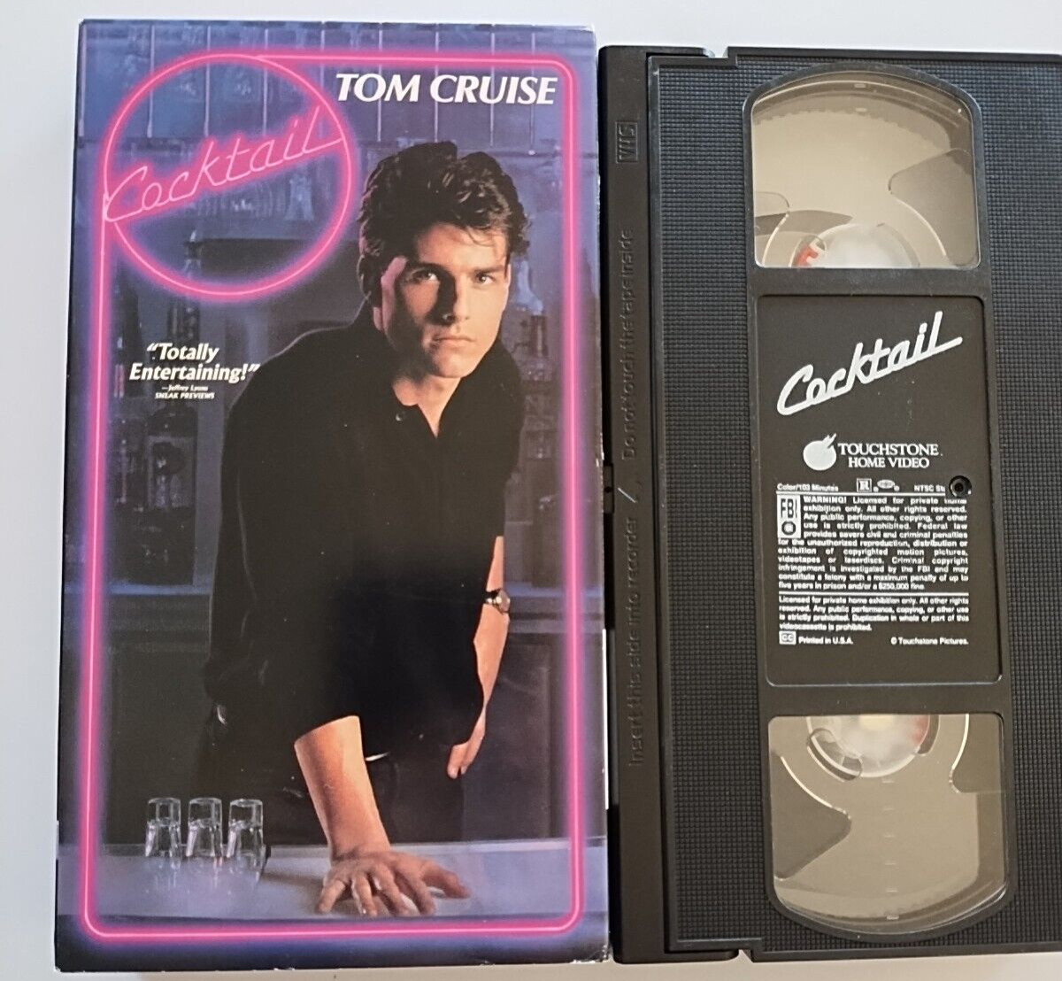 Cocktail - Tom Cruise (VHS, 1995) **Buy 2 Get 1 Free** VCR