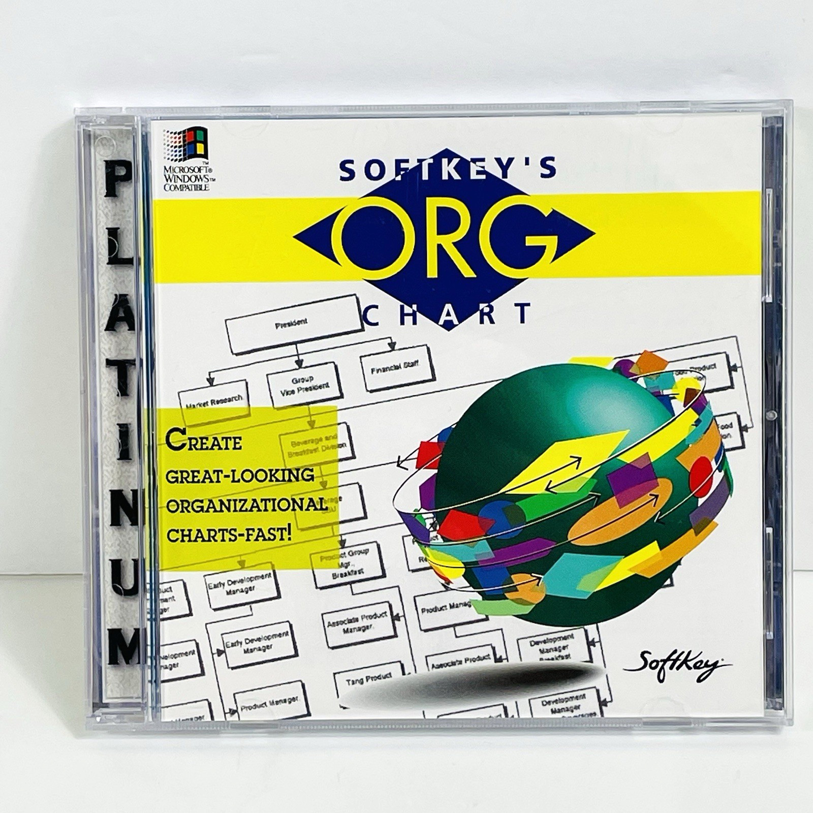 Softkey's ORG Chart 1996 PC CD-ROM for Windows
