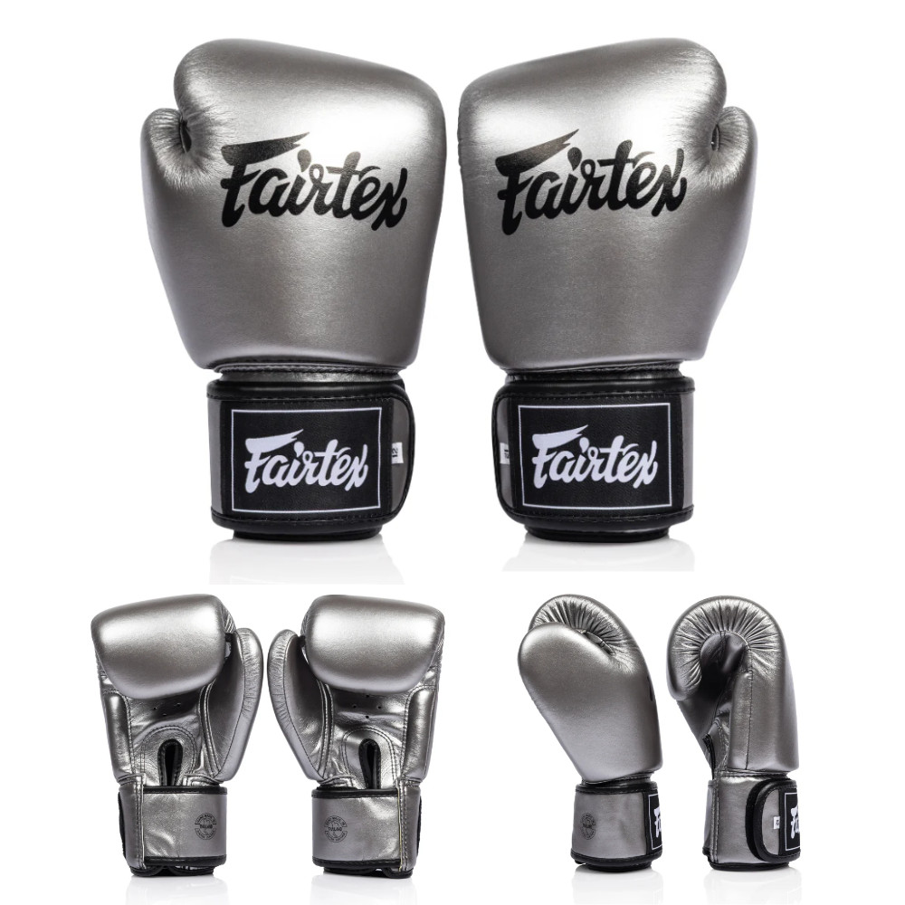 Fairtex BGV1C-PLUS Boxing Gloves Gun Metallic Muay Thai Training Sparring