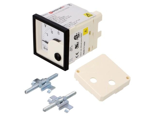 039-40137-0015-15V-0-15V Front Panel Voltage Meter 0-15V Class: 1.5 4