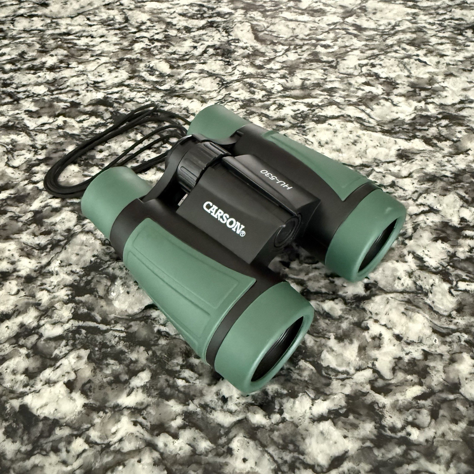 Carson Hawk HU-530 Binoculars Green With Wearable Strap