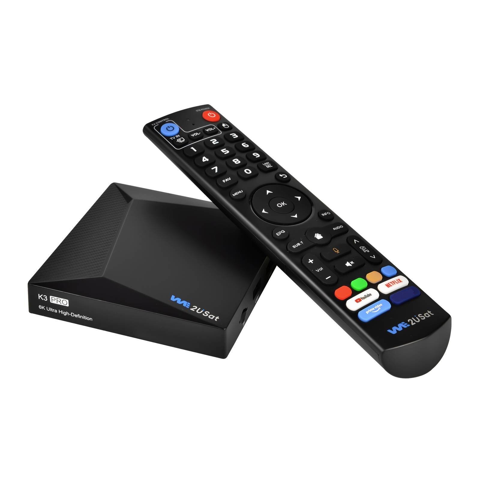 2026 Newest K3 PRO TV Box 6K Ultra HD Satellite-Receiver, Ram 4GB+32GB with WiFi