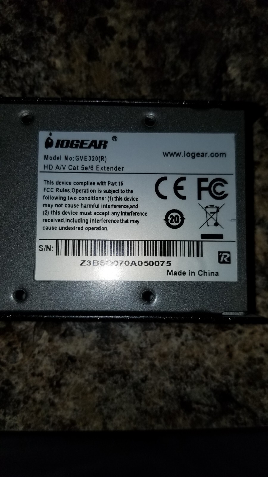 HD A/V Cat 5e/6 Extender