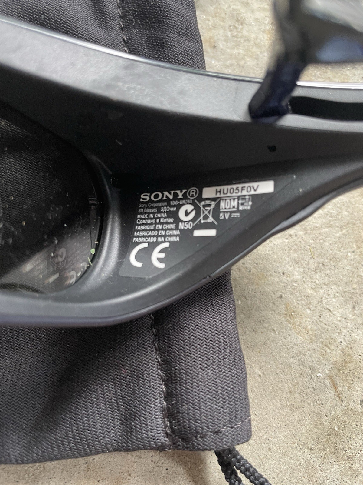 Sony TDG-BR250 Active 3D Glasses 2pc Set