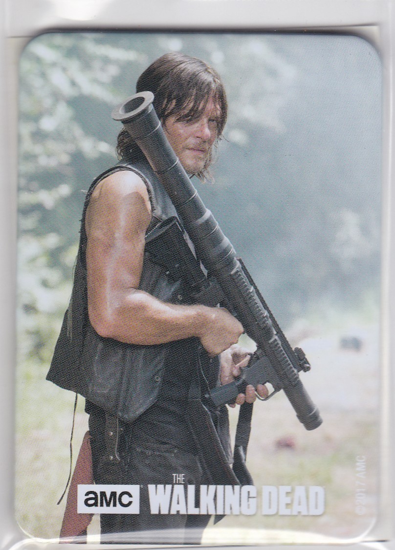 2017 AMC Walking Dead Magnetic Metal Signs Rise Up DARYL  #2 of 24
