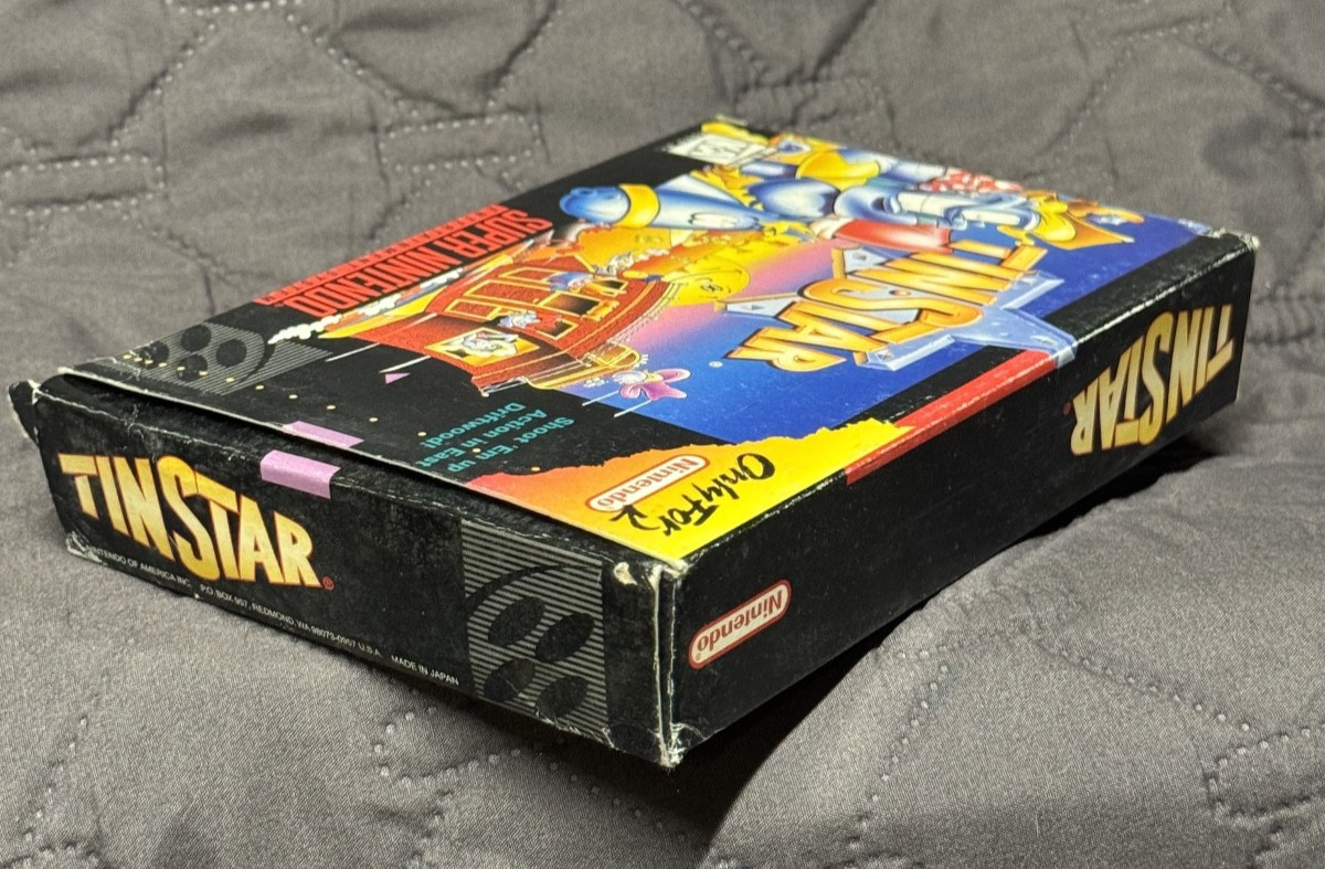 Tin Star * Snes Box Only * Super Nintendo Original box