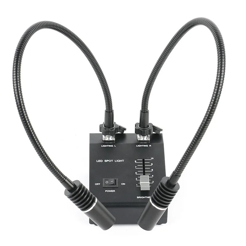 Goose-Head Microscope with Dual-Light Illumination, LED Cold Light Source