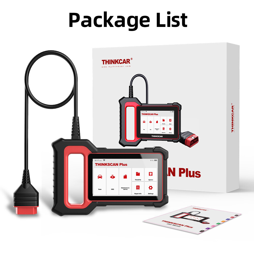 THINKSCAN PLUS S7 Car Diagnostic Scanner OBD2 Code Reader Scan Tool ABS SRS IC