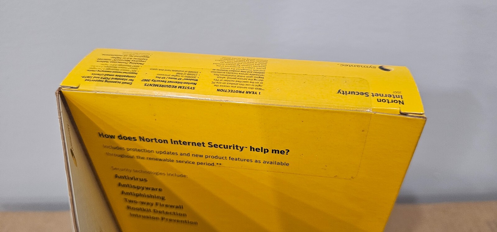 NORTON INTERNET SECURITY 2007 - NEW SEALED - V.RARE RETRO ANTIVIRUS SOFTWARE