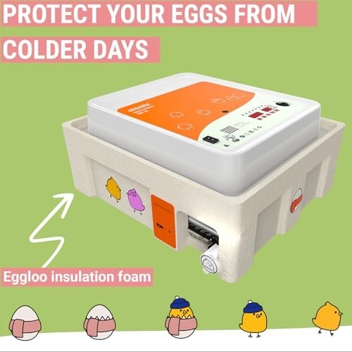 Egg Incubator for Hatching - 36 Eggs - Stable Temperature & Humidity Control wit