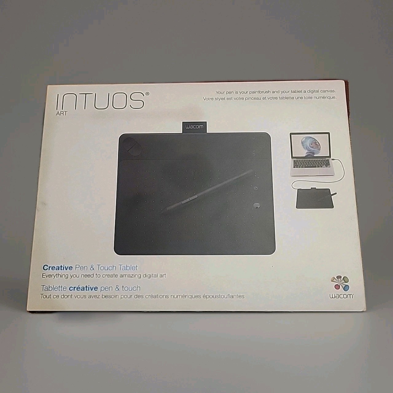 Wacom Intuos CTH-490 Digital Arts Drawing Tablet Pen Touch Tablet Open Box NEW
