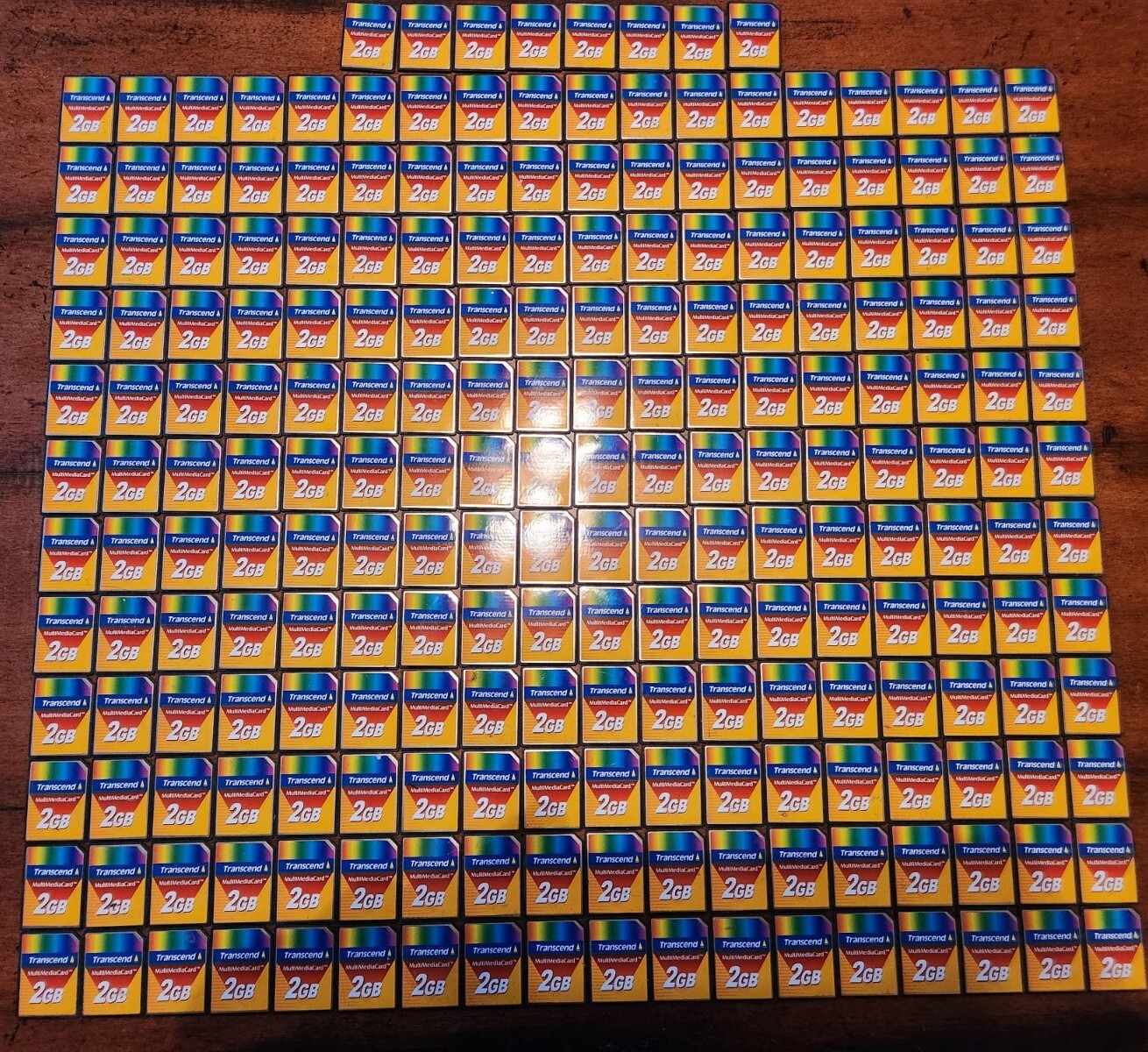 Lot of 882 Transcend 2GB SD Flash Memory Cards