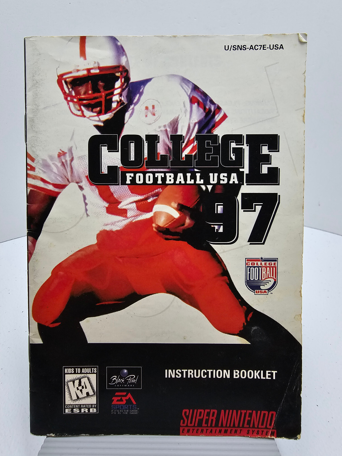 College Football USA 97 (Super Nintendo SNES) Instruction Manual booklet Only