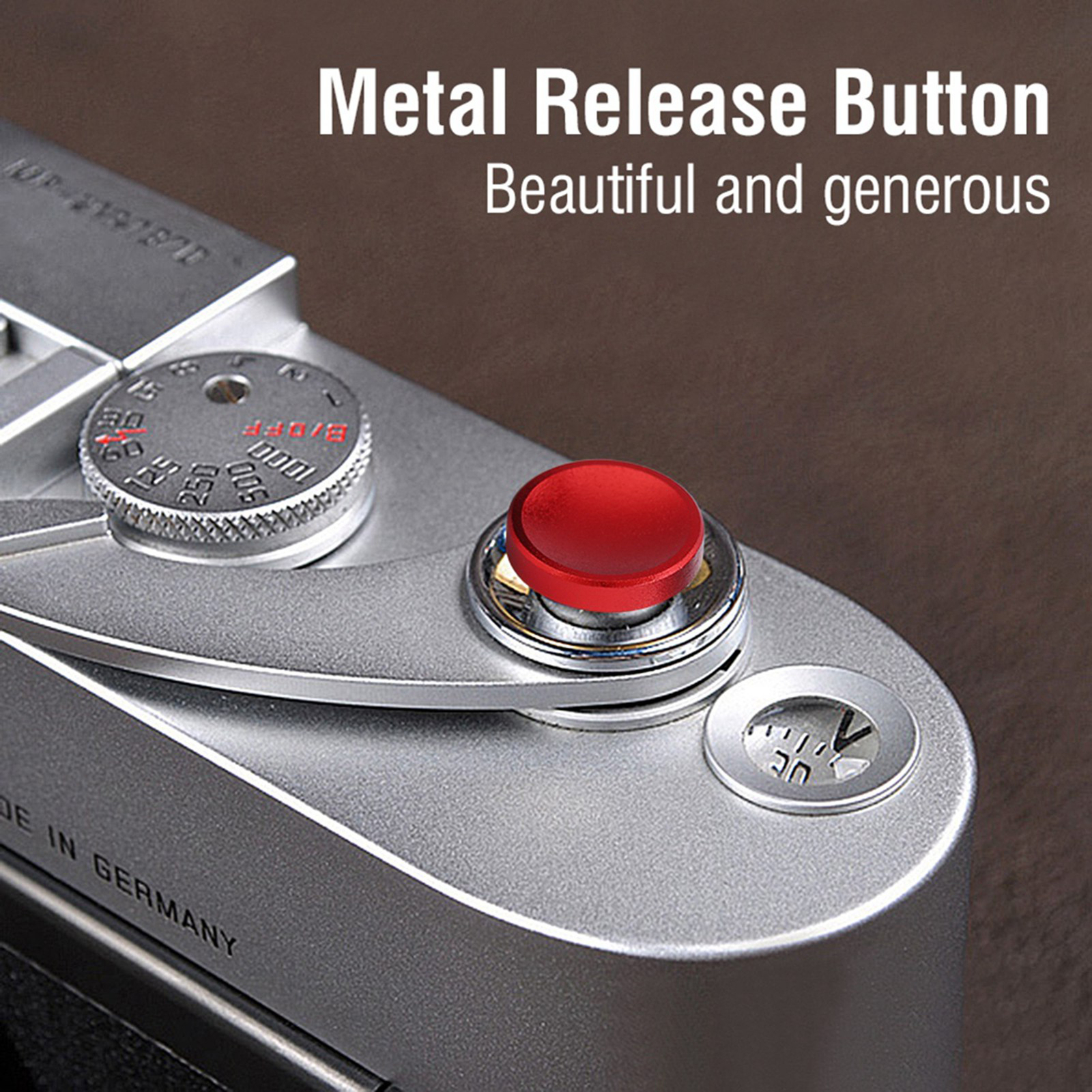 3pcs Universal Aluminium Alloy Camera Shutter Release Buttons With Concave S HBA
