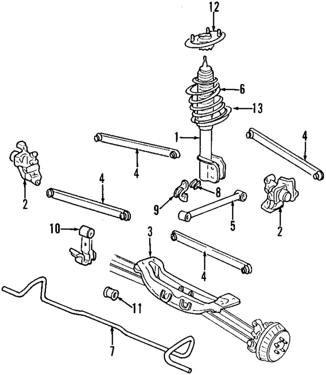 Genuine GM Strut Mount 10410963