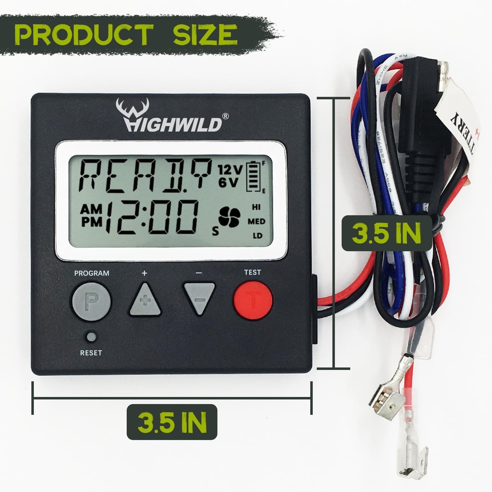 Highwild 6V/12V Universal Game Feeder Digital Timer
