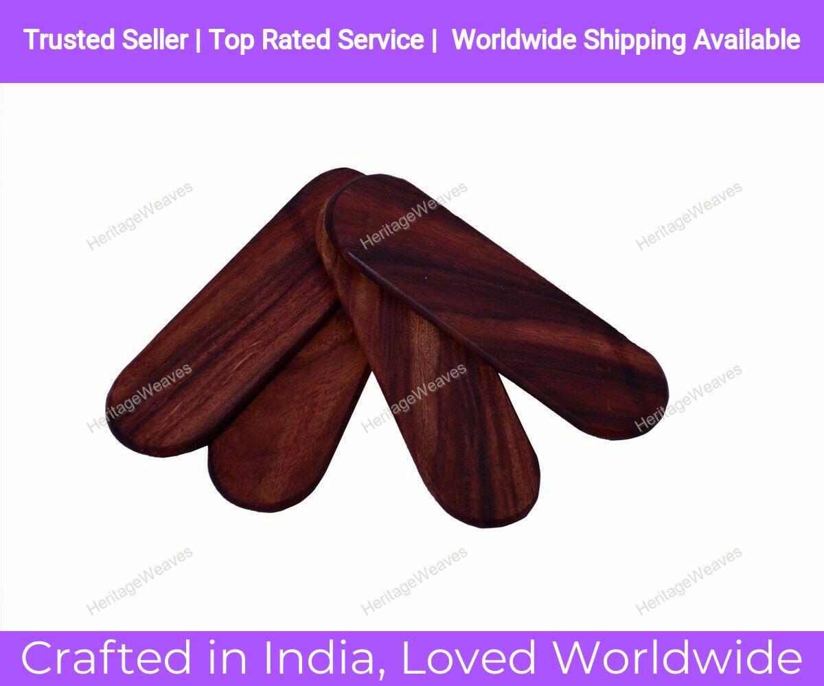 Wood Jodhpur Jaisalmer Khartal Profesional Musical Instrument Sheesham
