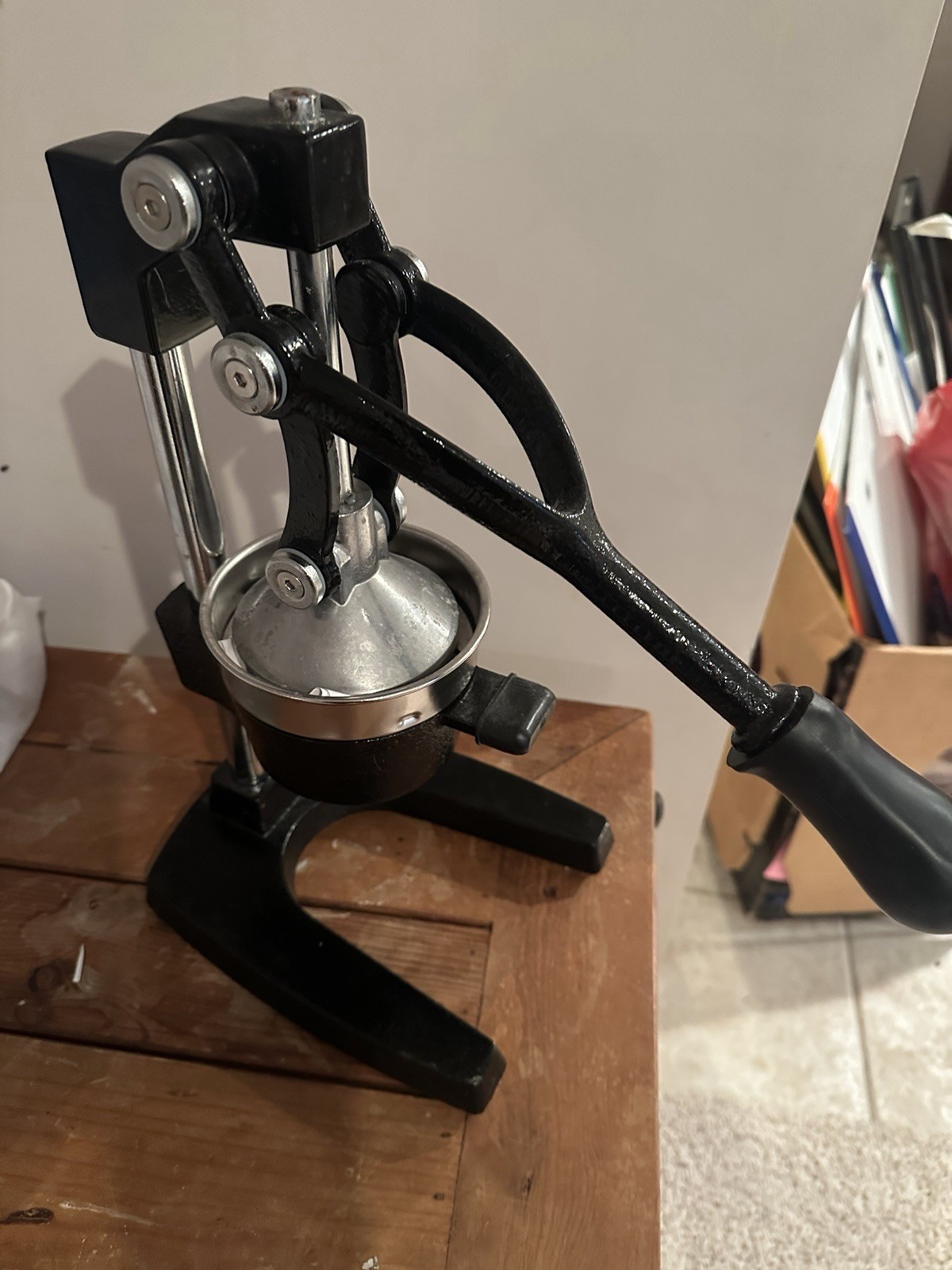 Cast Iron Citrus Juicer | Extra-Large Commercial Grade Manual Hand Press | Heavy