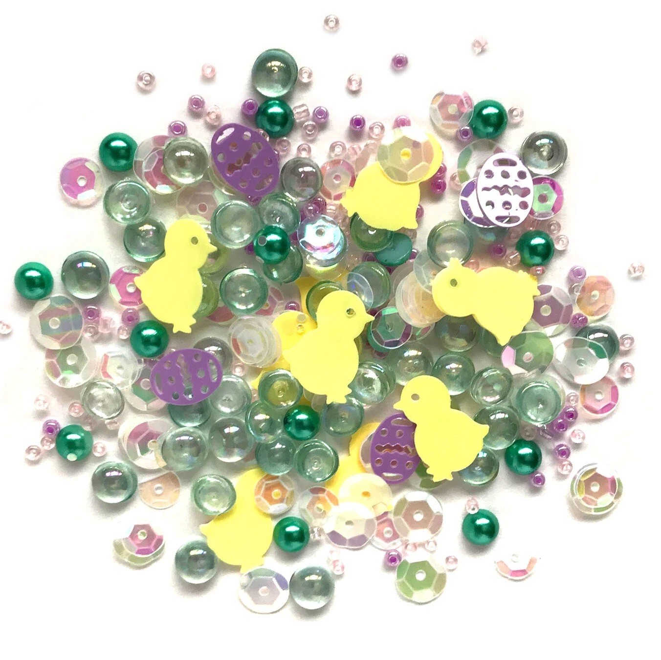 Happy Easter Sparkletz Embellishments SPK135 - Buttons Galore - Craft Sewing