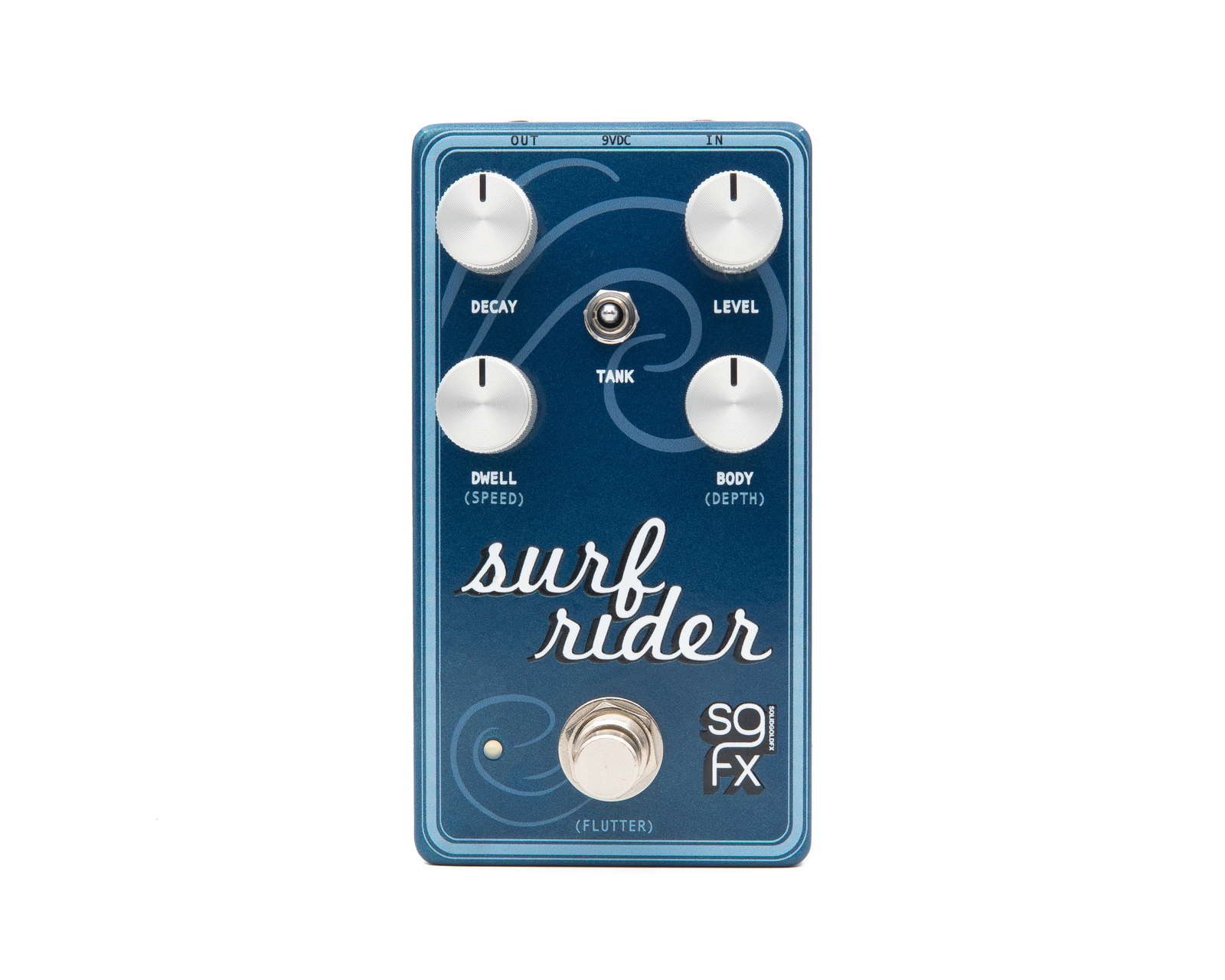 Solidgoldfx Surf Rider IV Spring Reverb Effects Pedal