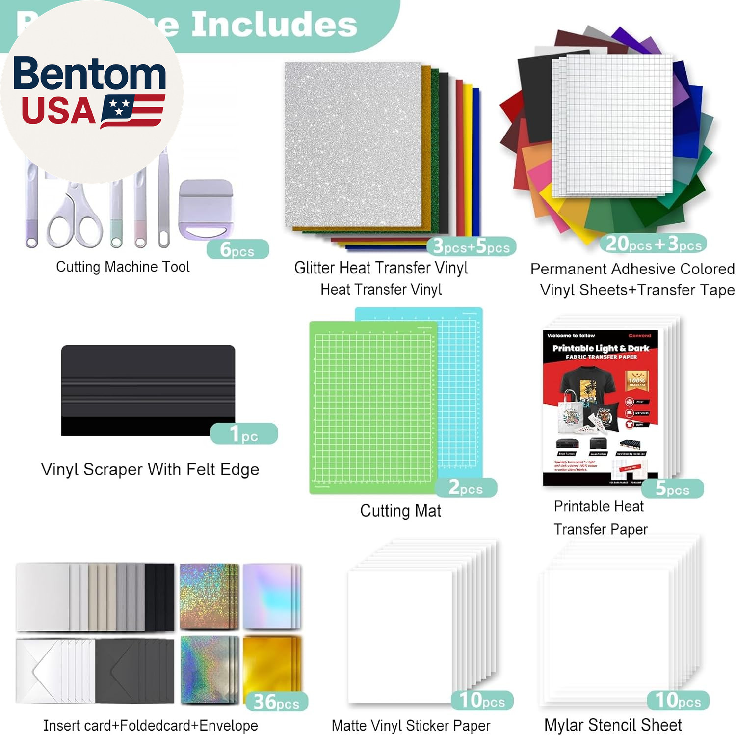 the Ultimate Accessories and Supplies Bundle for Xtra - 101Pcs Craft Starter Kit