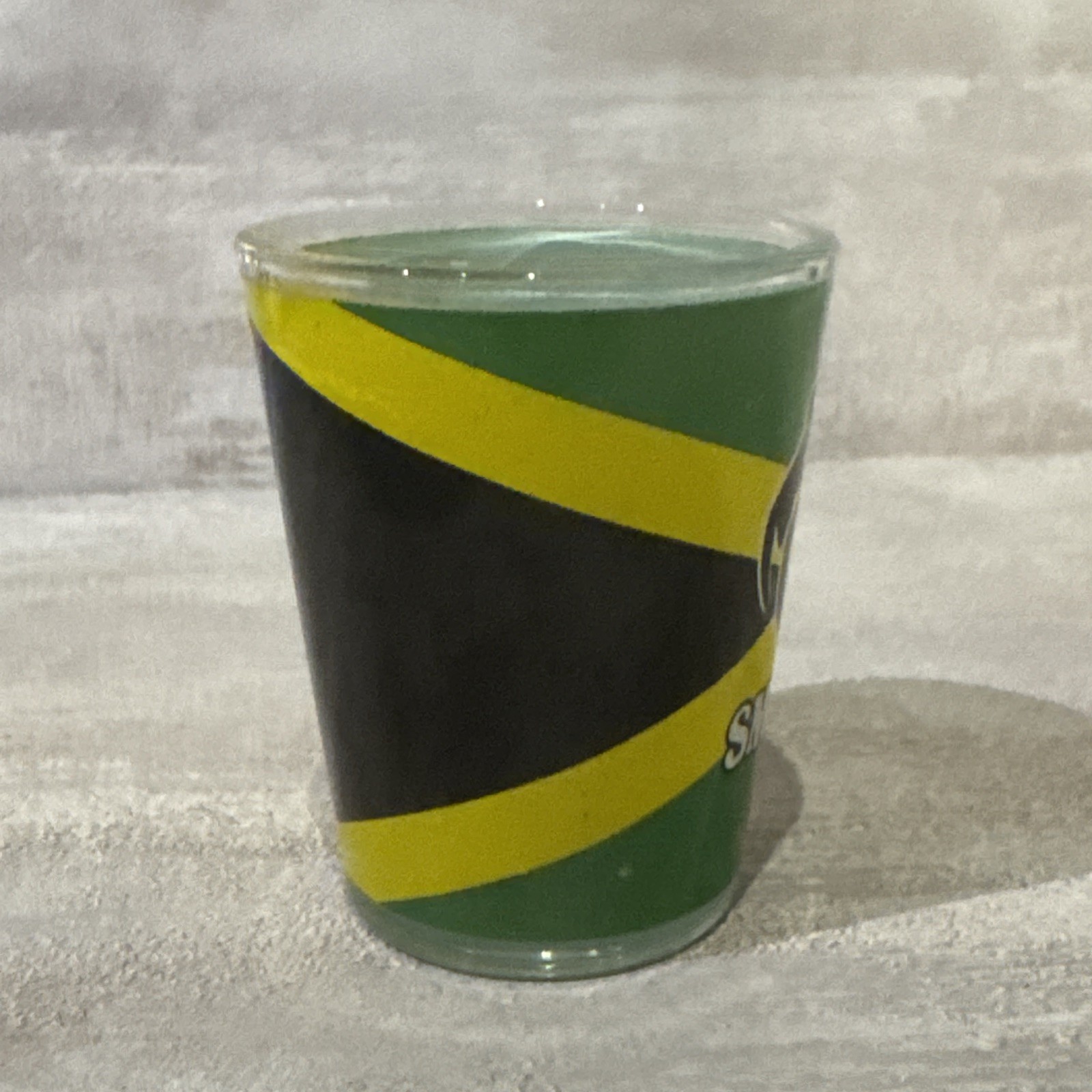 Jamaica Shot Glass/Smile Mom