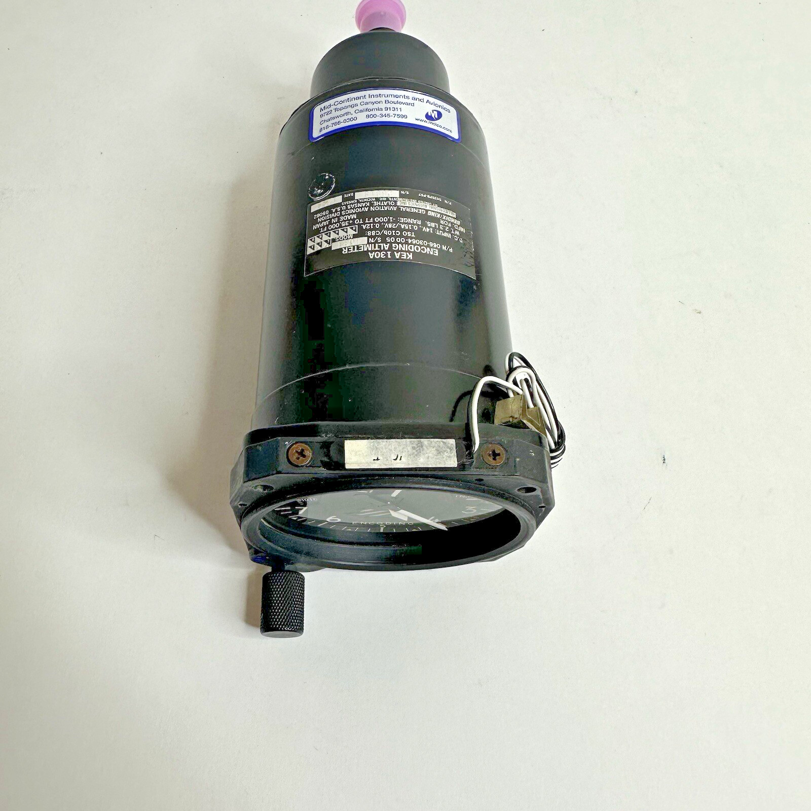 Bendix King KEA 130A Encoding Altimeter 066-03064-0005 Repaired with FAA 8130-3