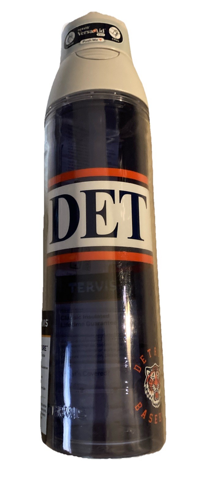 Tervis Detroit Tigers Venture Water Bottle 24 Oz NWT