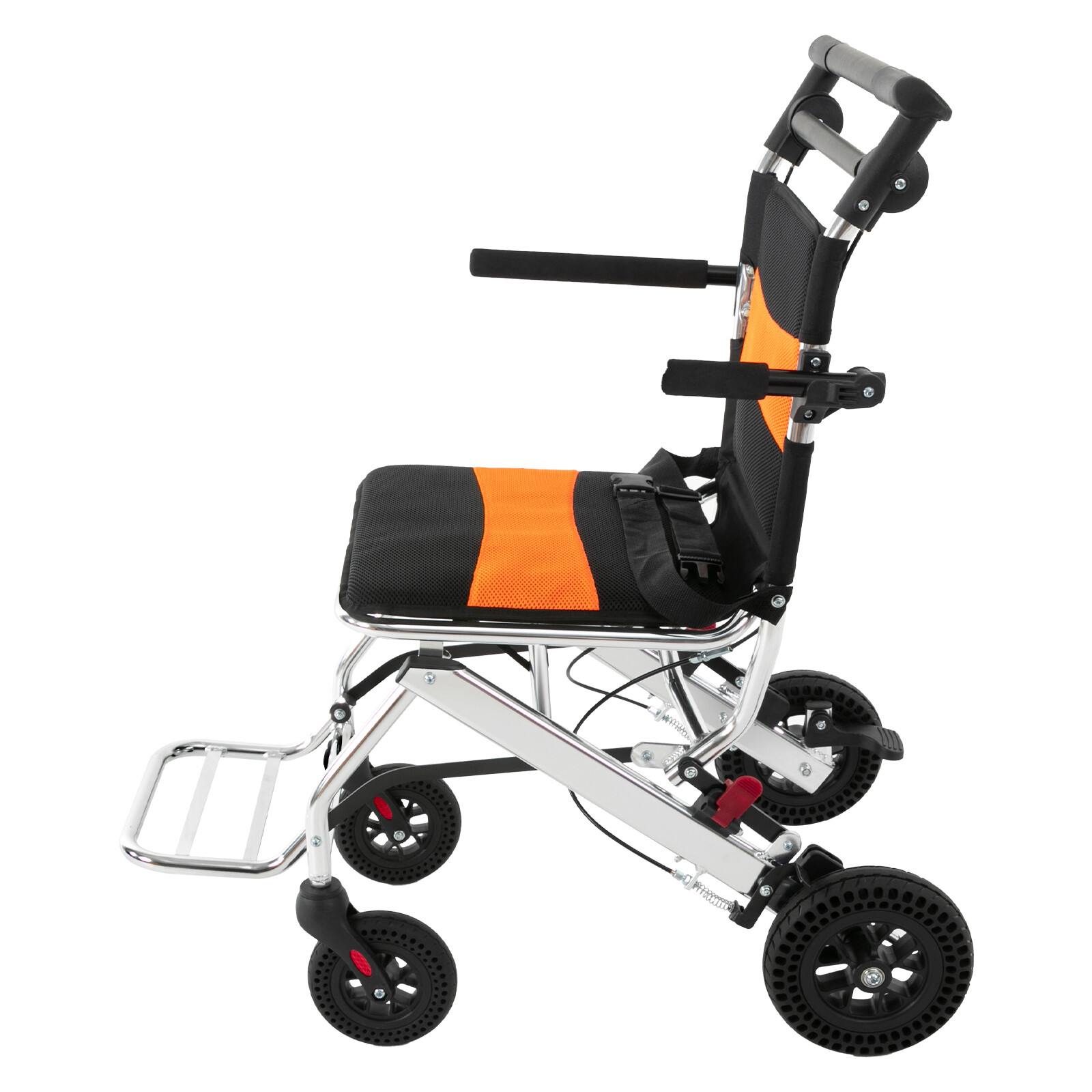 Portable Folding Wheelchair Ultra-Light Transportable Wheelchair for Seniors New