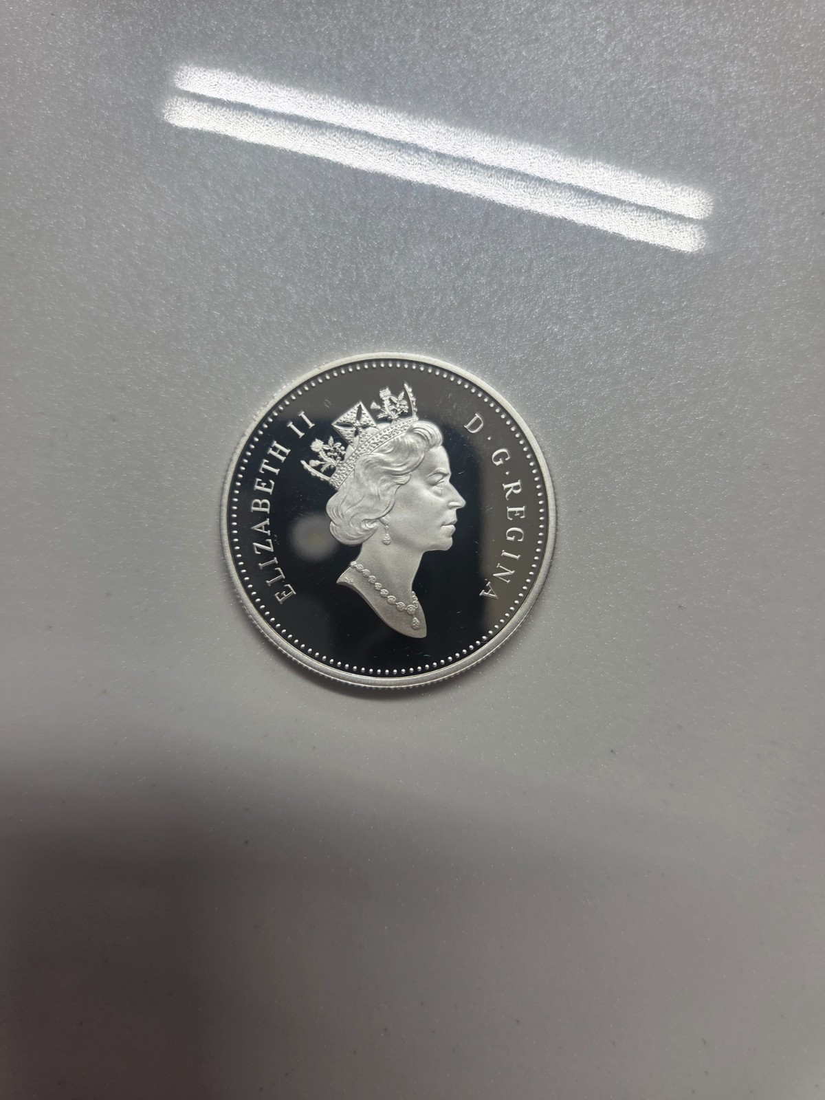 Canada 2003 Coronation Proof Silver Dollar Canadian $1 Silver