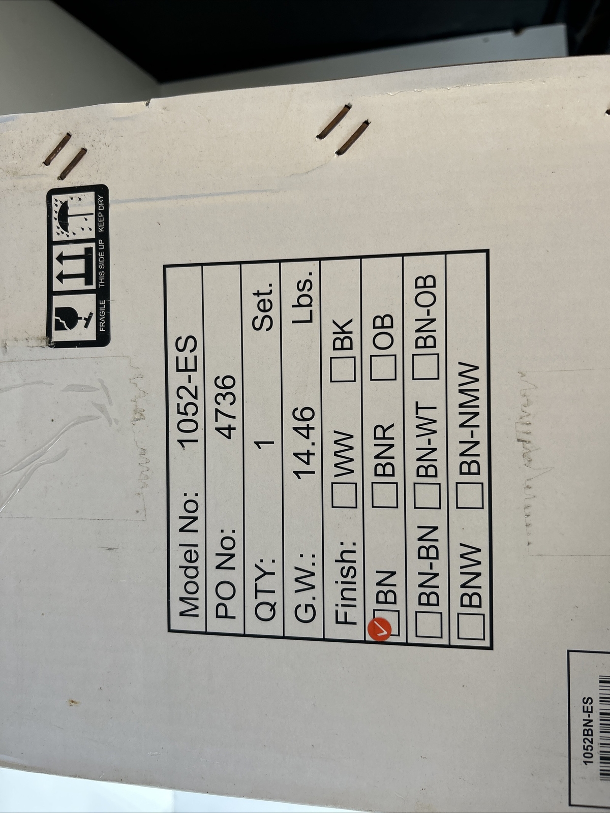 RP 1052-ES 52” 5 blade ceiling fan