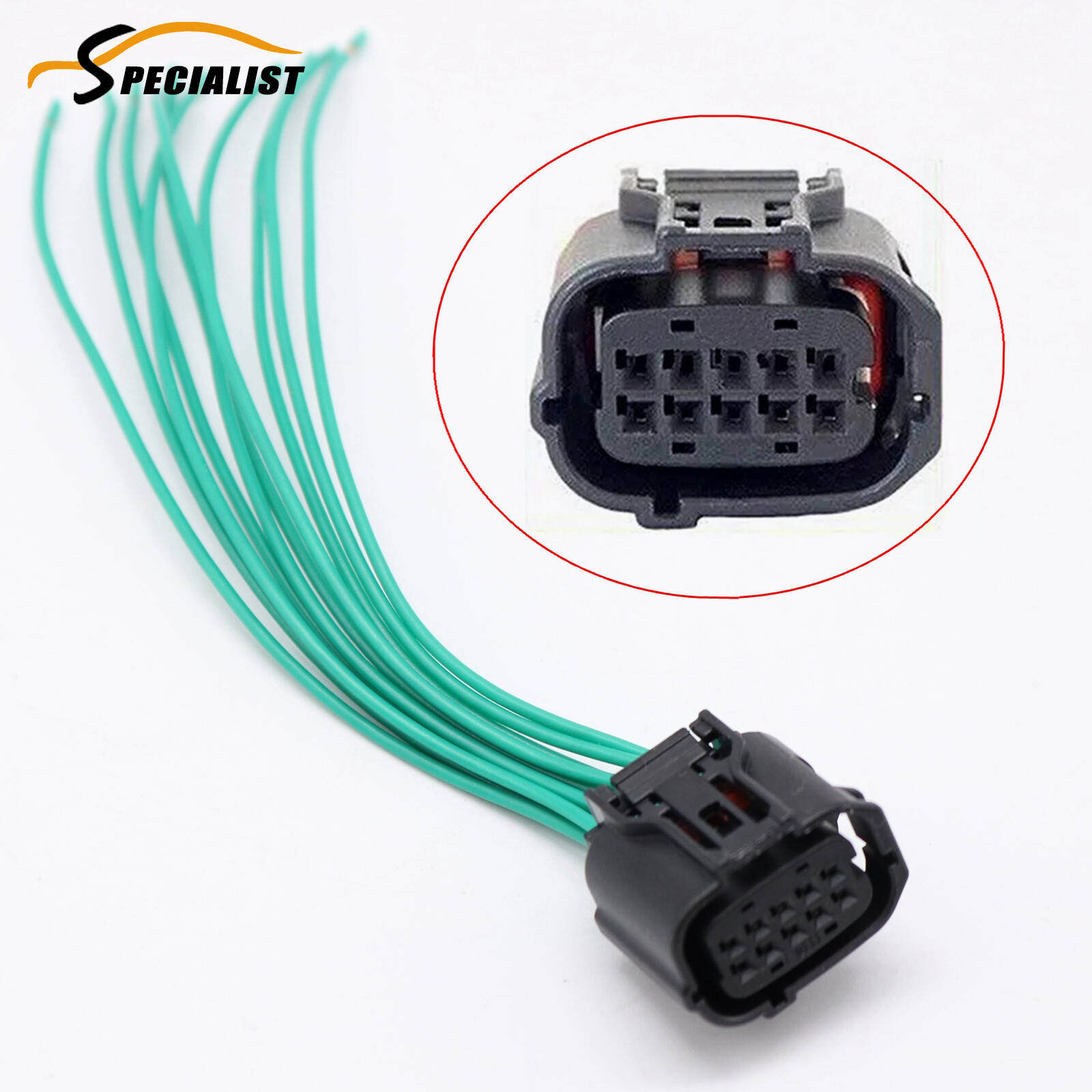 NEW FRONT RADAR SONAR SENSOR ACC CONNECTOR 10-WAY FOR ACURA Y66A10 Y56C8