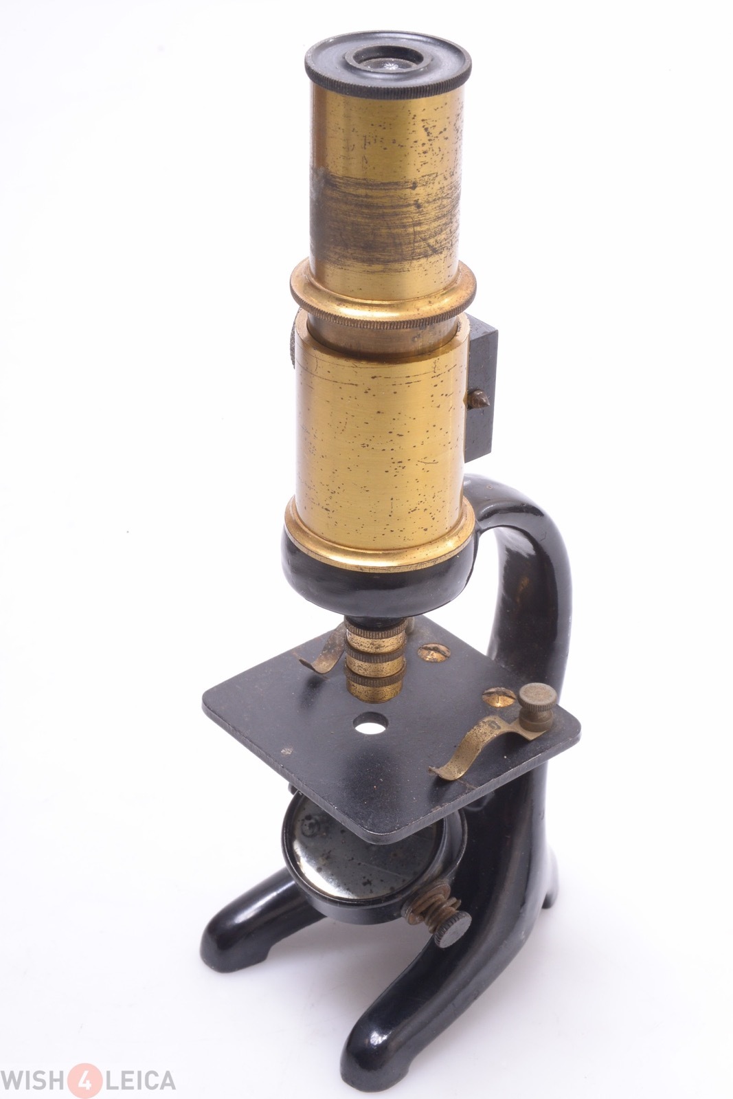 ✅ UNBRANDED SMALL BRASS MICROSCOPE 18CM, 7 INCHES TALL