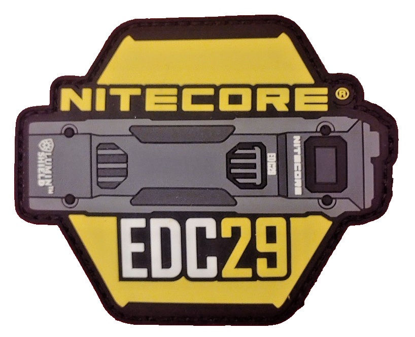 NITECORE EDC29 SHOT-SHOW 2026 Tactical EDC Lighting Morale Patch PVC H&L NEW